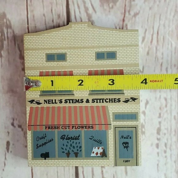 Vintage Nells Stems & Stitches The Cats Meow Shelf Sitter Faline 91 Home Décor - Picture 8 of 9